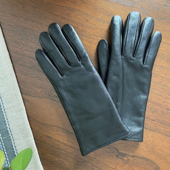 3M Thinsulate Insulation Leather Gloves w Polyester Lining in Black Sz 6.5 NWOT - Picture 10 of 10